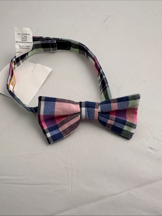 Gymboree Other - Gymboree multicolor plaid pre-tied bow tie 6+